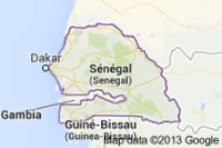 Mapa Senegalu