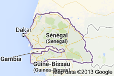Mapa Senegalu